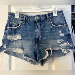 Zara Distressed Shorts